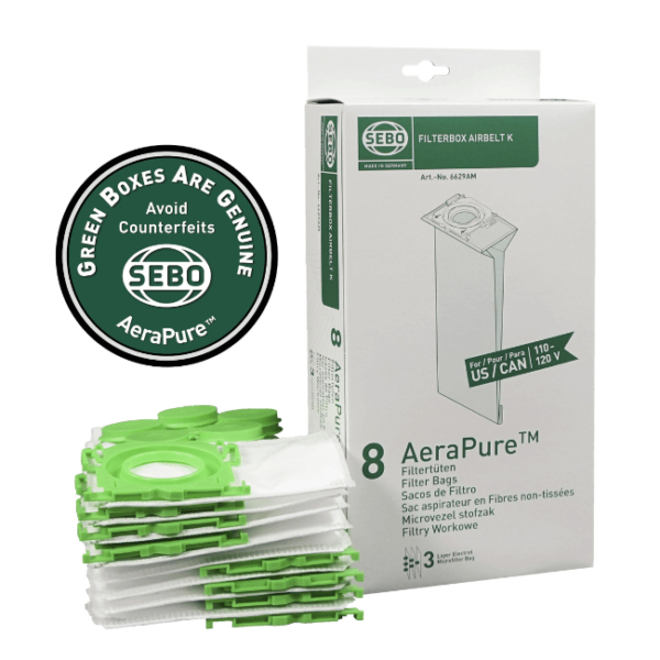 SEBO Airbelt K Filter Bags 6629AM/6629ER
