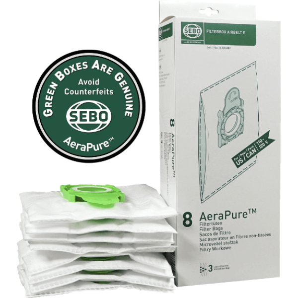 SEBO Airbelt E Filter Bags 8300AM/8300ER