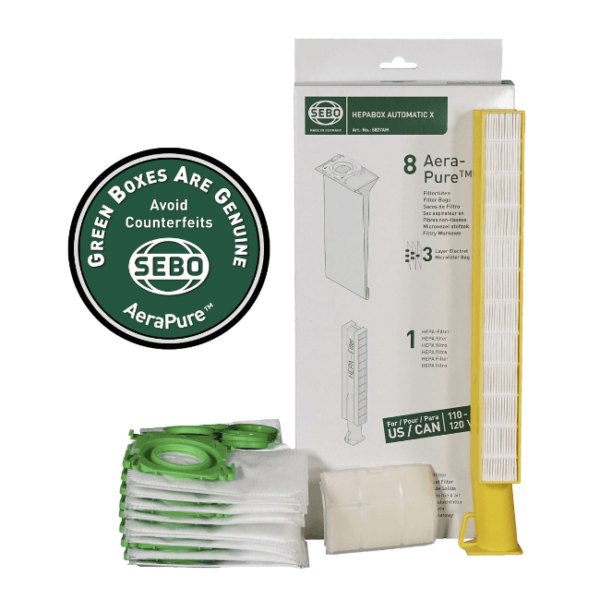 SEBO Automatic X1/X4/X5 HEPA Service Box 5827AM/5827ER