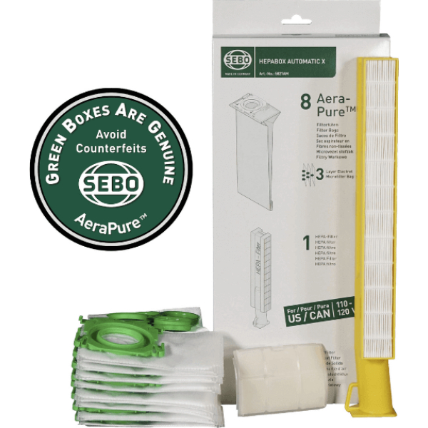 SEBO Automatic X1/X4/X5 HEPA Service Box 5827AM/5827ER