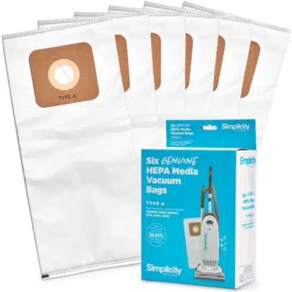 Simplicity Vacuums SAH-6 Hepa Bags, Fits with S20EZM